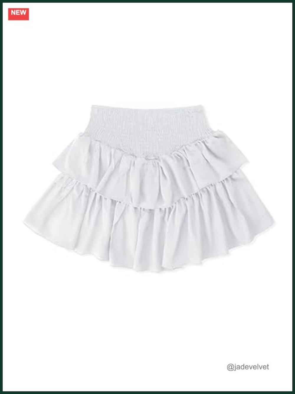 High Waist Tiered Ruffle Mini Skirt - Flowy Y2k Going Out Short Skirt